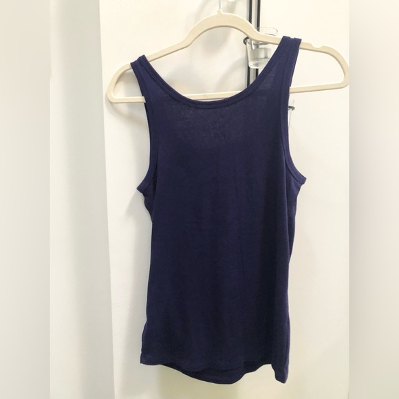 2 Deep Purple/White a new day tank tops tees Excellent Condition - Picture 6 of 9